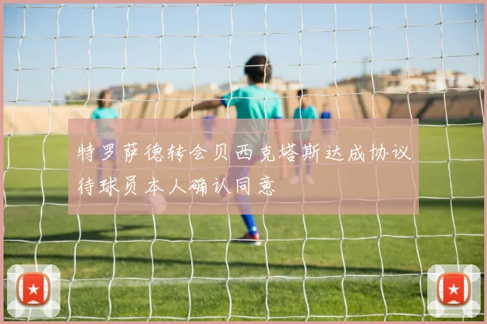 特罗萨德转会贝西克塔斯达成协议待球员本人确认同意